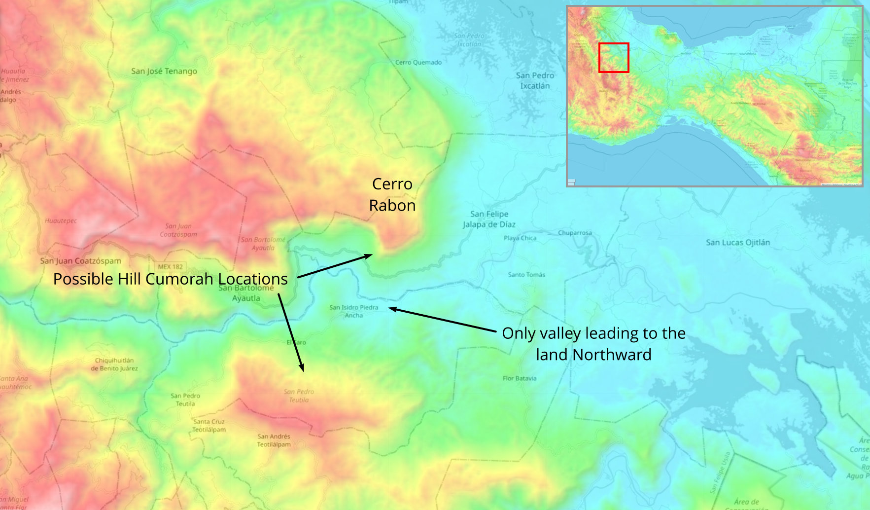 Hill Cumorah Possible Locations (Isthmus of Tehuantepec)