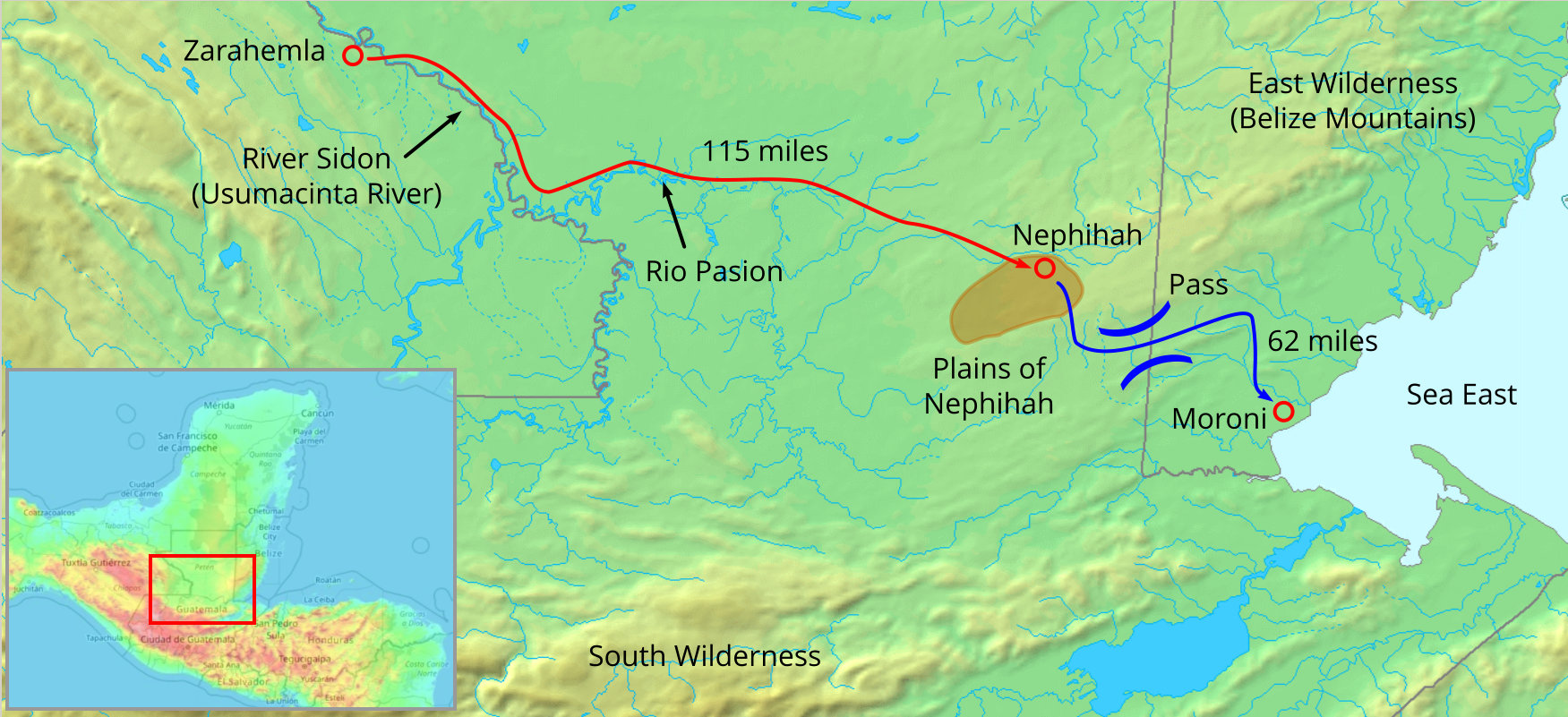 Plains of Nephihah (Isthmus of Tehuantepec)