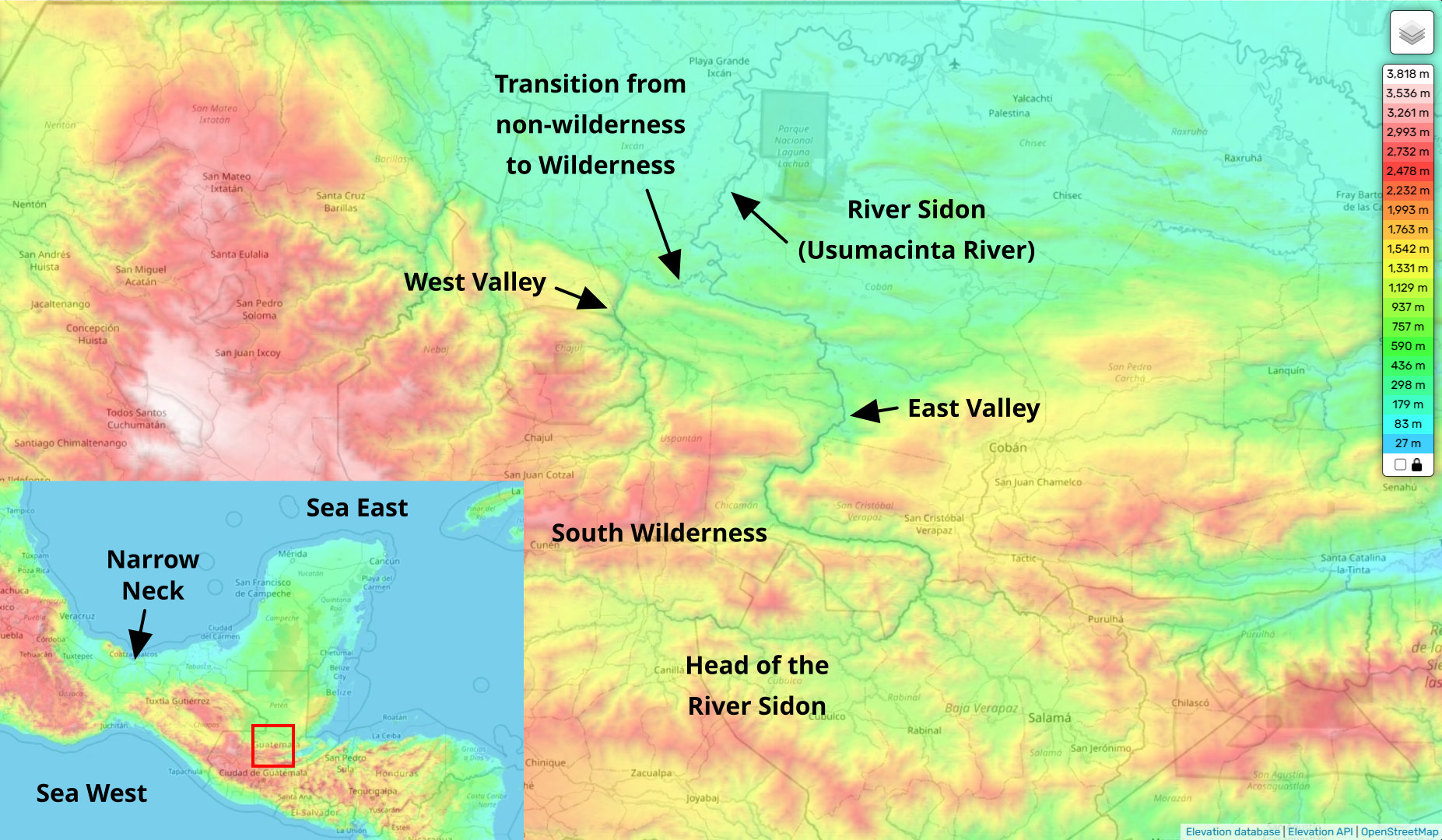 River Sidon West and East Valleys