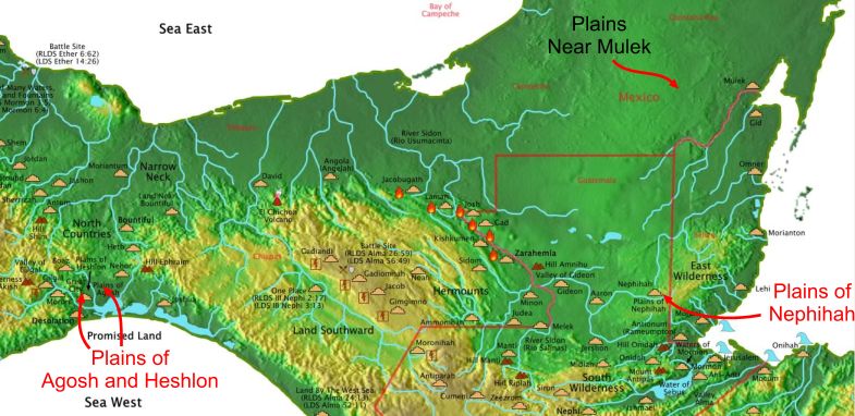 Mesoamerican Location of Plains in the Book of Mormon