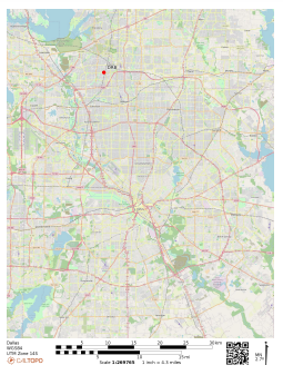 Dallas Geo Map