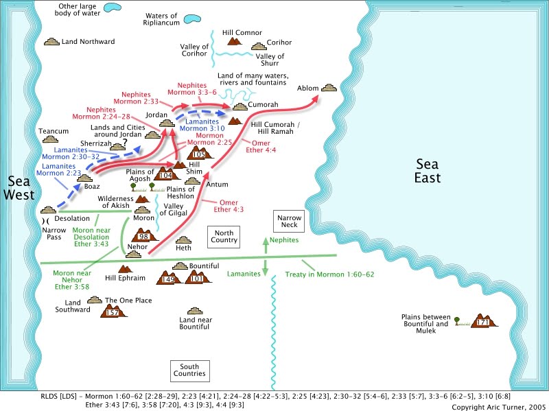 Omer past Hill Shim on an internal map