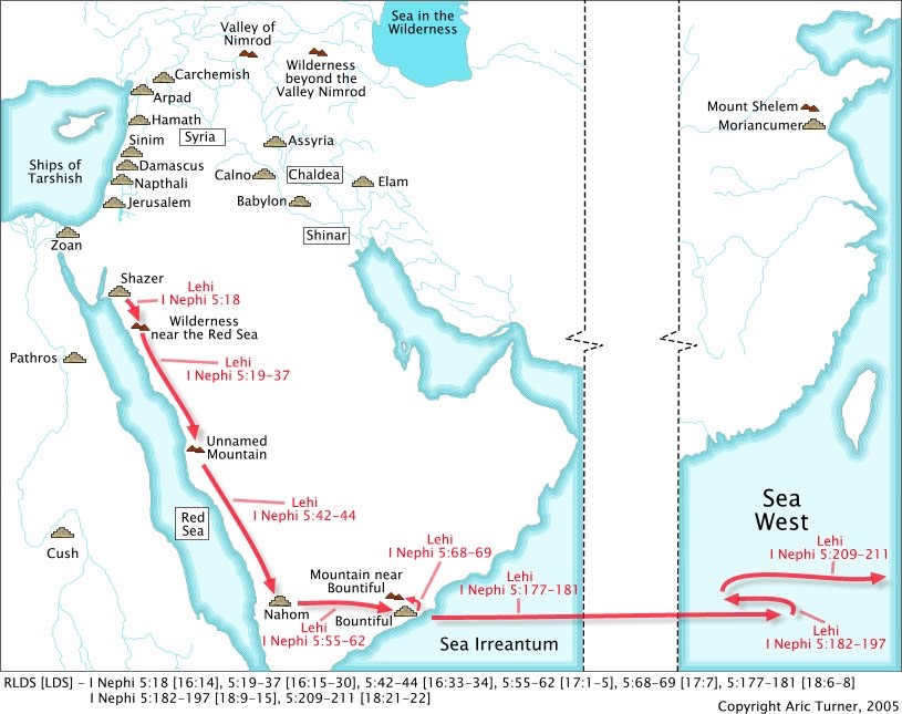 Travel around the Middle East on an internal map