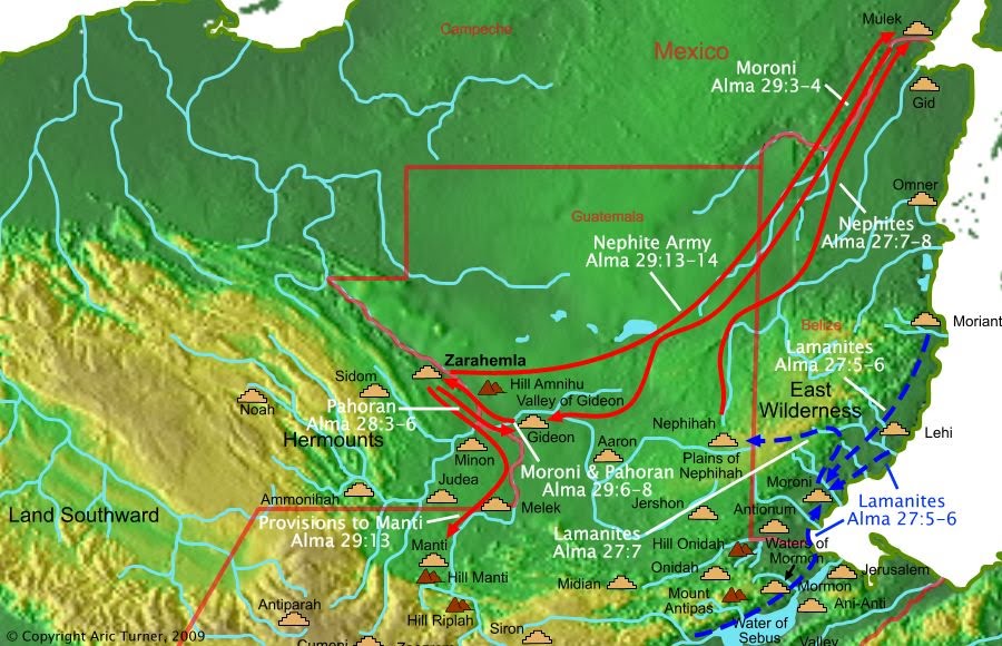 Battle for Manti on a world map